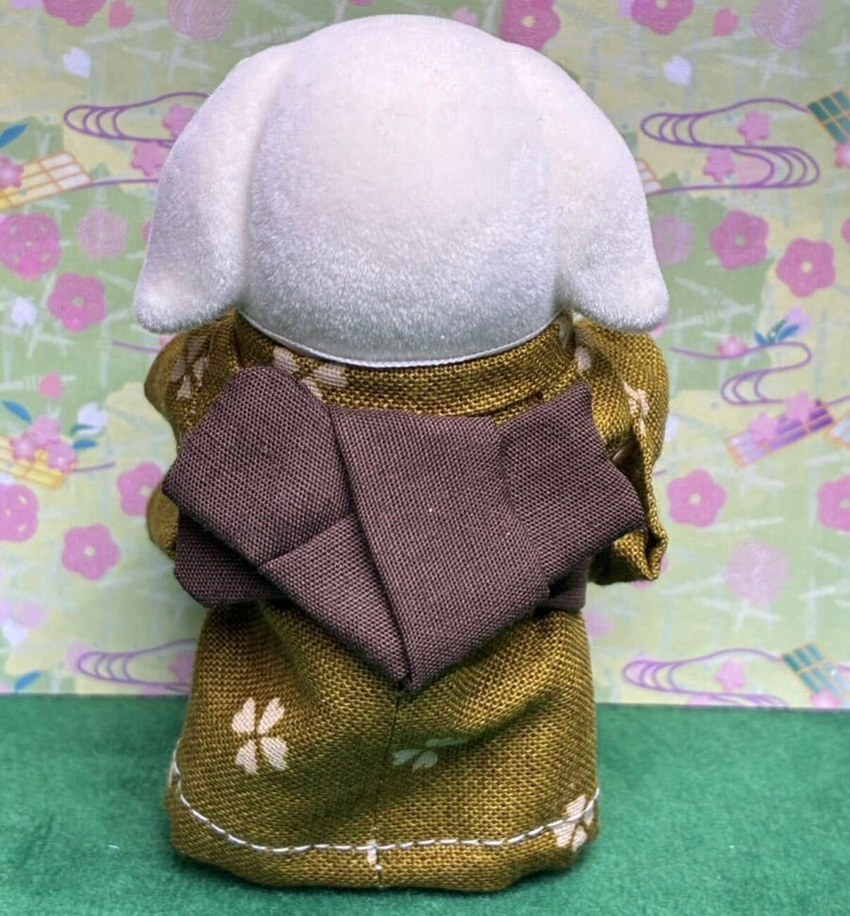 Olive Brown Kimono Set for Father Handmade