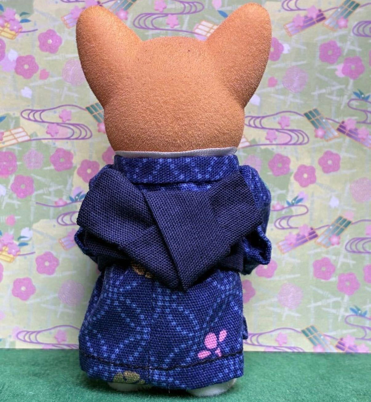 Blue Kimono Set for Father Handmade