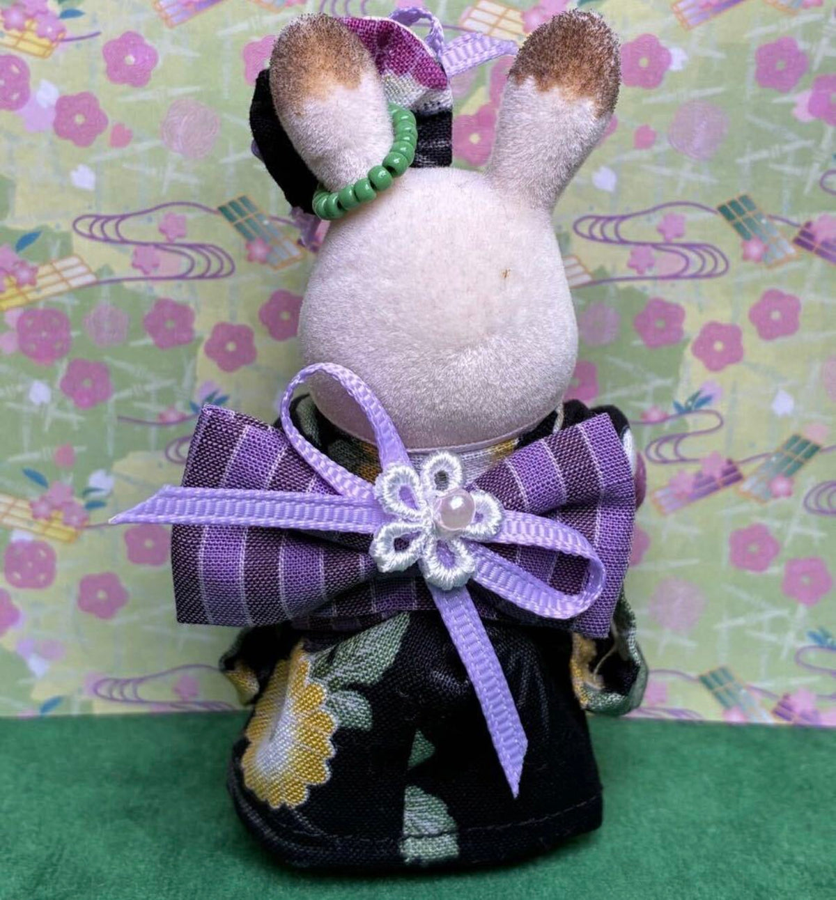Black Kimono Set for Older Sister Handmade