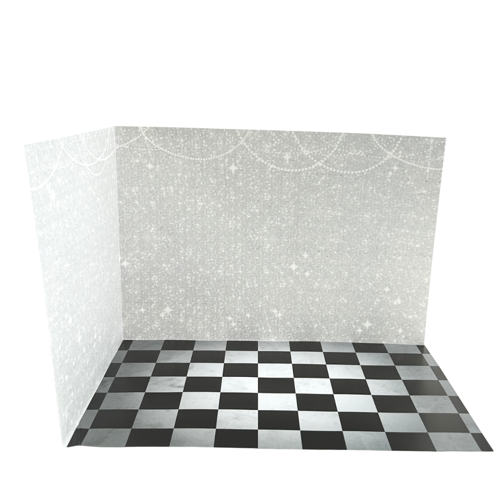 Double-Sided Background Board B4 Size Gorgeous Party Room Seria