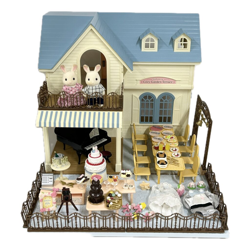 [used] Courtyard Restaurant Gift Set Sylvanian Families Calico Critters