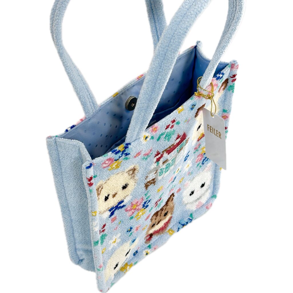 Bag Pale Blue 21×21×5㎝ FEILER Japan