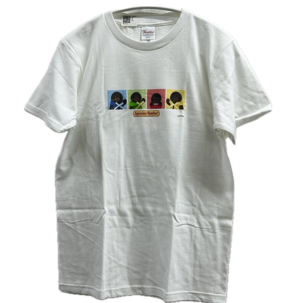 Mole Family Colorful T-Shirt White XS Amazon Original Sylvanian Families Calico Critters