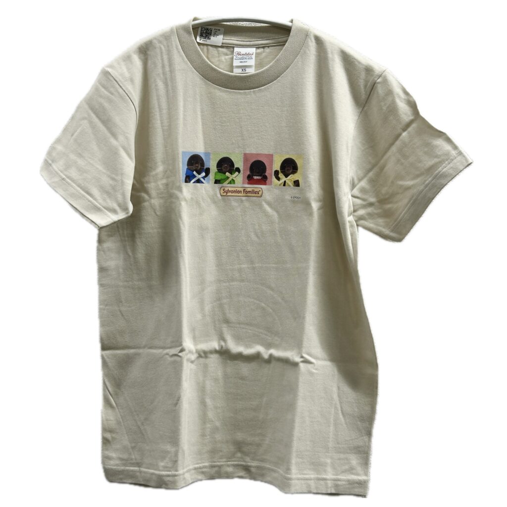 Mole Family Colorful T-Shirt Light Beige Amazon Original Sylvanian Families Calico Critters