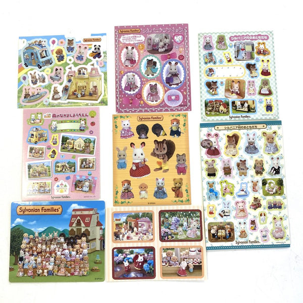 [Used] STICKERS SET M Epoch Japan Sylvanian Families