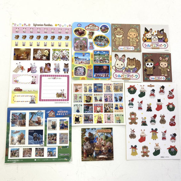 [Used] STICKERS SET T Epoch Japan Sylvanian Families