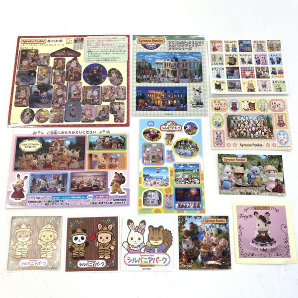 [Used] STICKERS SET U Epoch Japan Sylvanian Families