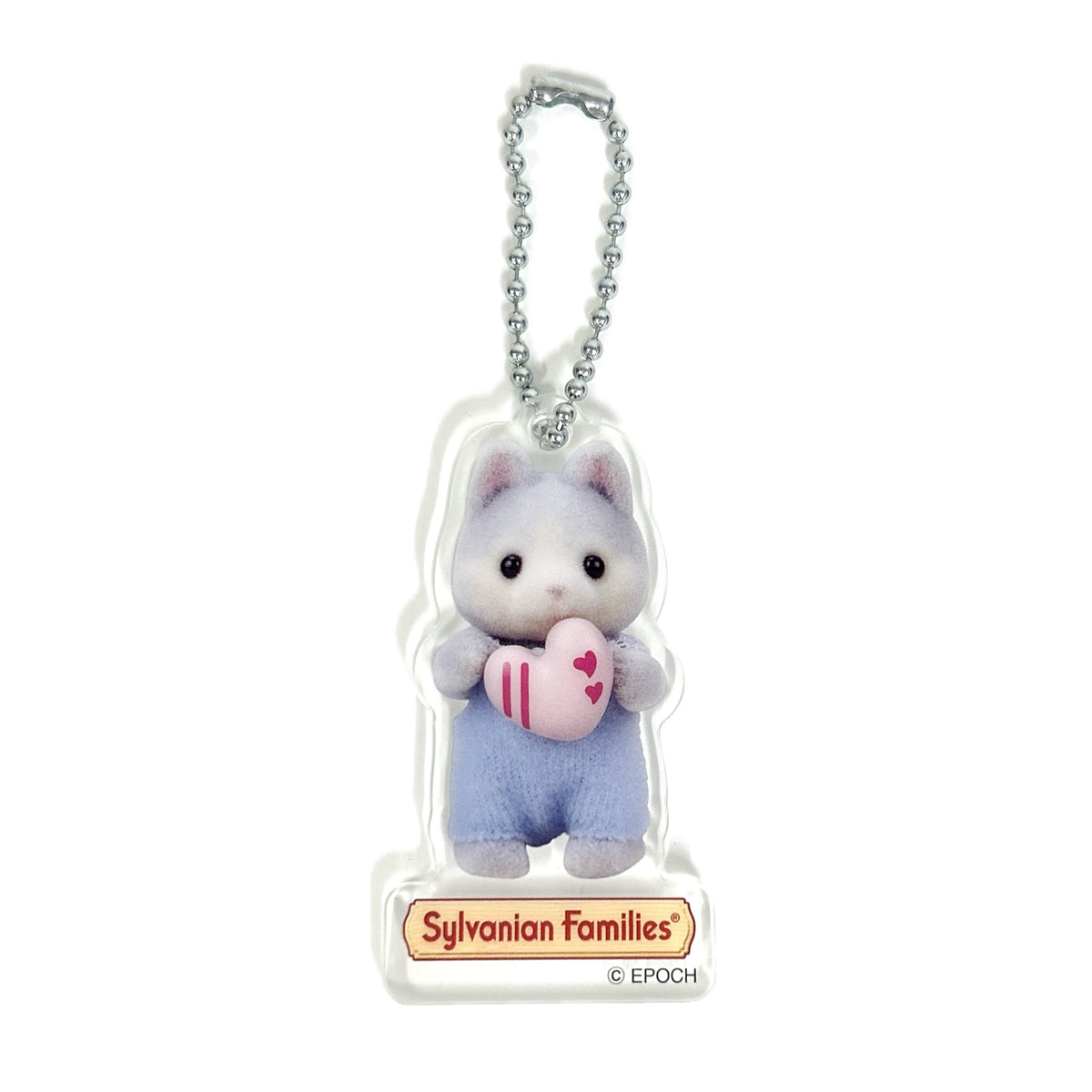 Key Chain Baby Acrylic Donut Husky Dog 2026 Sylvanian Families Calico Critters