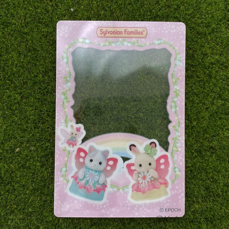 CLEAR TRAVEL CARD 1 CHOCOLATE RABBIT LATTE CAT GIRL Epoch Sylvanian Families