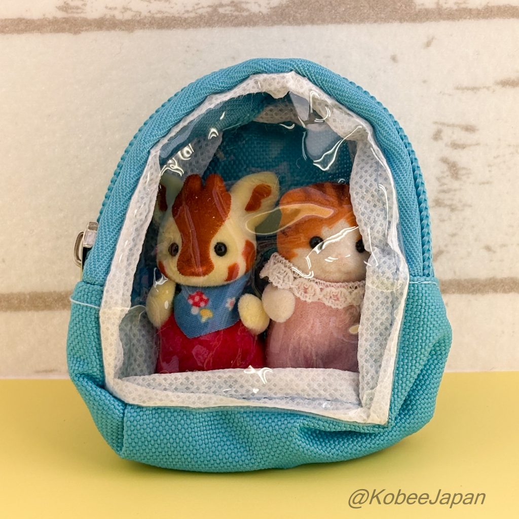 Capsule Toy Miniature Doll Backpack Blue BUNBUN