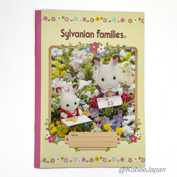 NOTEBOOK YELLOW CHOCOLATE RABBIT Epoch Japan Sylvanian Families