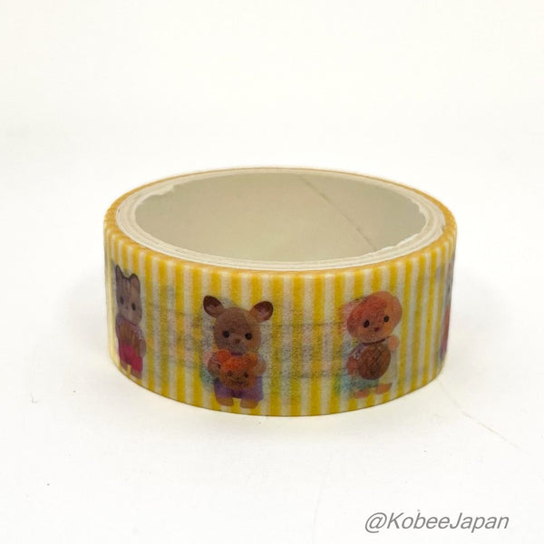 FAMILYMART MASKING TAPE SWEETS BABIES YELLOW Epoch Japan Sylvanian Families