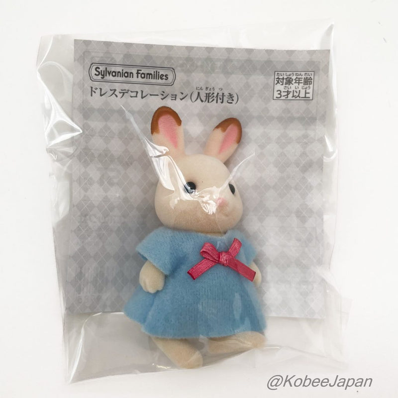 DRESS DECORATION CHOCOLATE RABBIT BLUE Japan Sylvanian Families