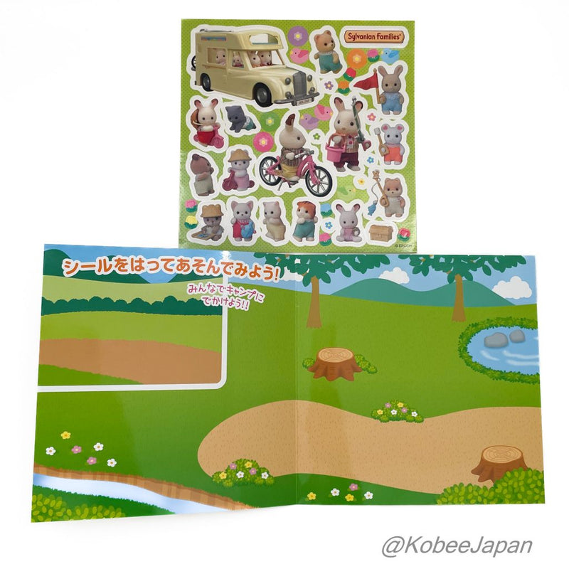 STICKER BOOK Epoch Japan Sylvanian Families