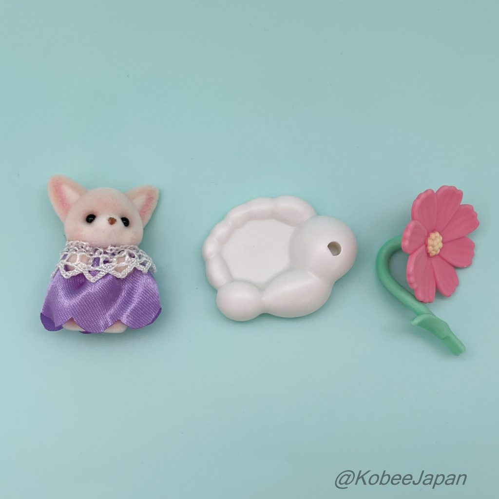 Flower Garden Friends Series Small Fennec Large Flower 2024 Sylvanian Families Calico Critters