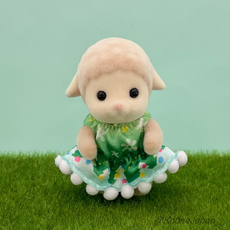 SHEEP BABY CHRISTMAS DRESS Sylvanian Families