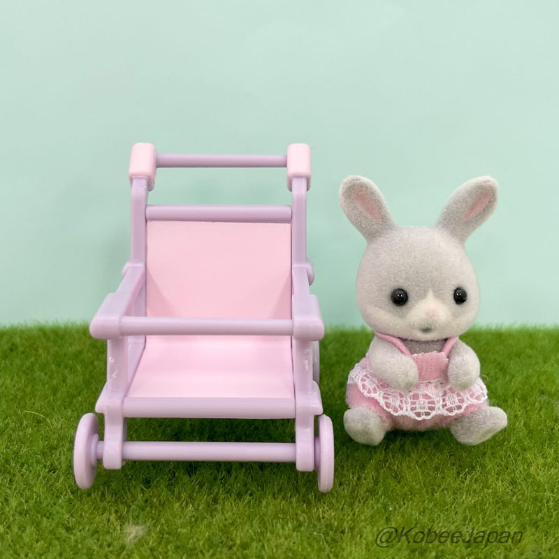 BABY AND STROLLER SERIES COTTONTAIL RABBIT Epoch Calico Clitters Sylvanian Families