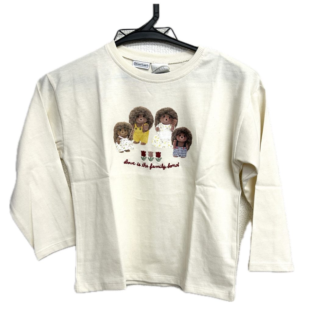ZARA قميص تيشيرت للأطفال بطبعة قنفذ مقاس 98cm Sylvanian Families Calico Critters