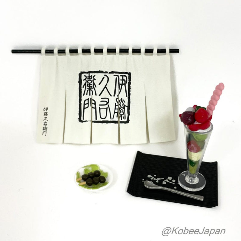 Re-ment KYOTO UJICHA ITOHKYUEMON 7 STRAWBERRY MATCHA PARFAIT Re-ment