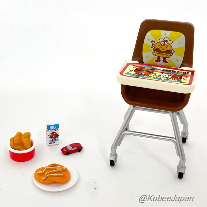 Re-ment BURGER SHOP R & M 6 KID'S MEAL Japan Re-ment