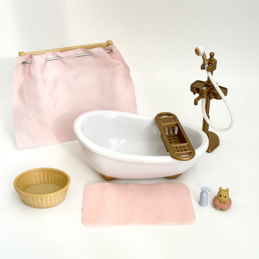 [used] Bath Set KA-605 Sylvanian Families Calico Critters