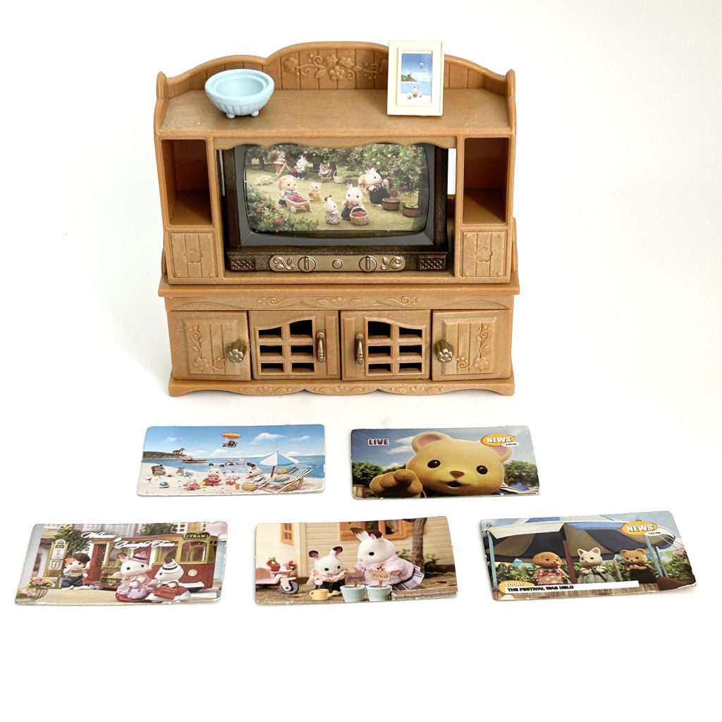 [used] Television TV Stand Set 2017 KA-522 Sylvanian Families Calico Critters