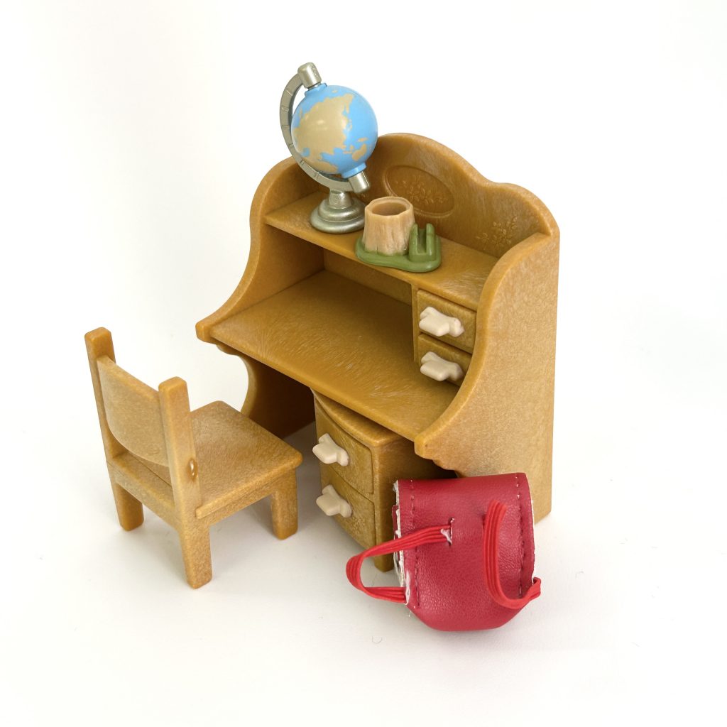 [used] Study Desk Set KA-309 Sylvanian Families Calico Critters