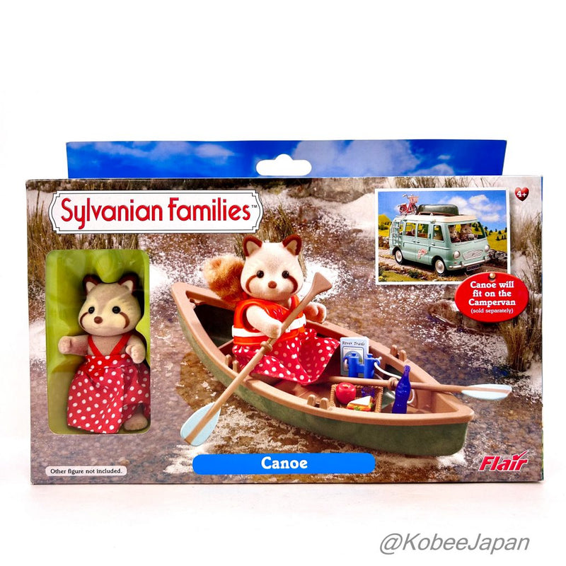 CANOE BOAT WITH RACOON 4371 Flair Sylvanian Families