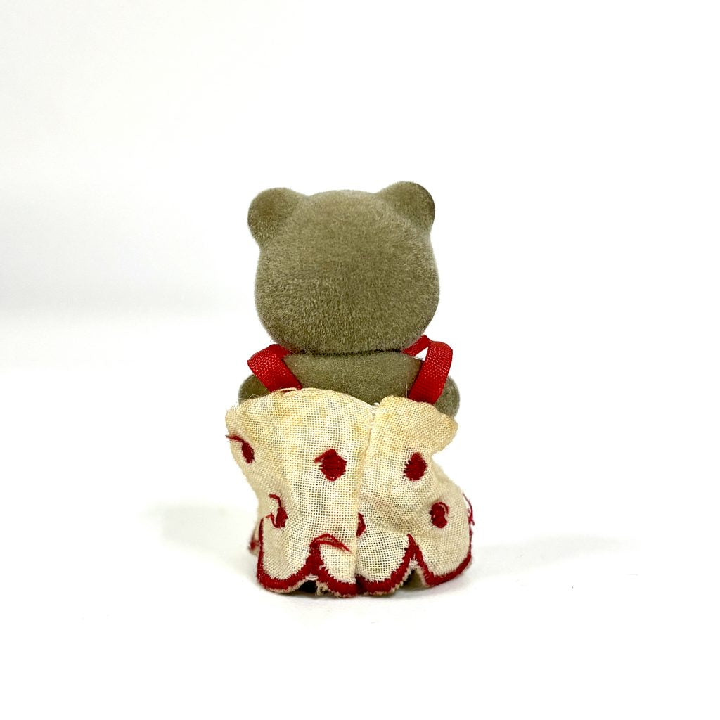 [used] Vintage Gray Bear Baby Sylvanian Families Calico Critters