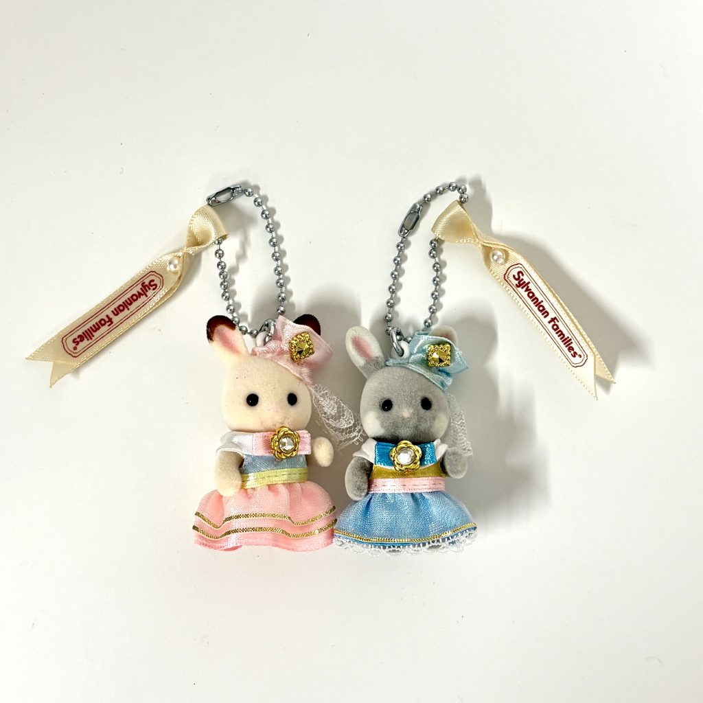 [used] 40th Anniversary Excellent Dress-Up Keychain Set 2025 Sylvanian Families Calico Critters