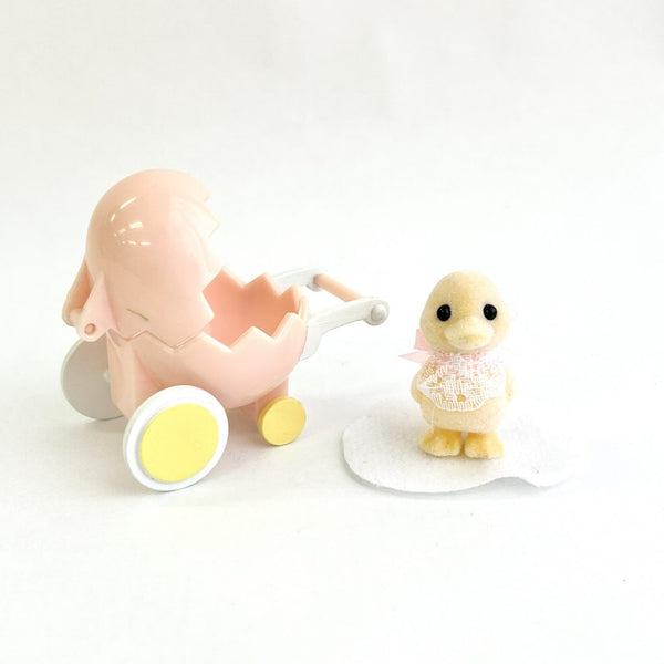 [Used] Sylvanian Families Vintage Chick Stroller Set Calico Critters