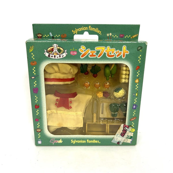 [Used] Sylvanian KITCHEN CHEF SET MI-14 Japan Sylvanian Families