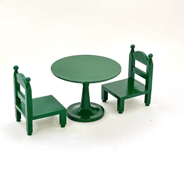 [Used] Sylvanian GREEN TABLE SET Japan Sylvanian Families