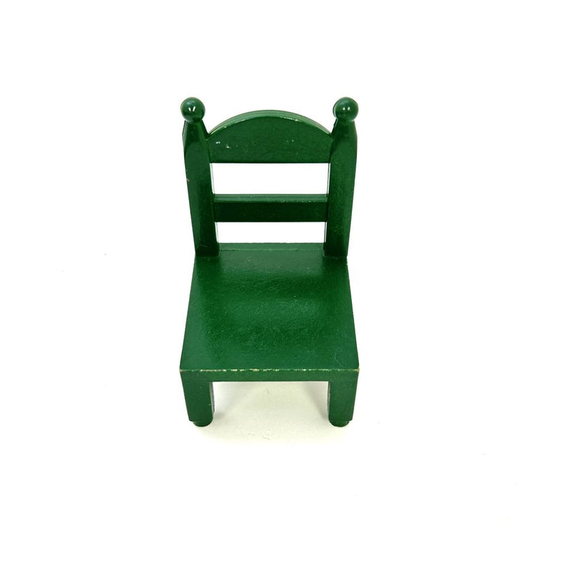 [Used] GREEN FAMILY TABLE & CHAIRS KA-27 Vintage Sylvanian Families