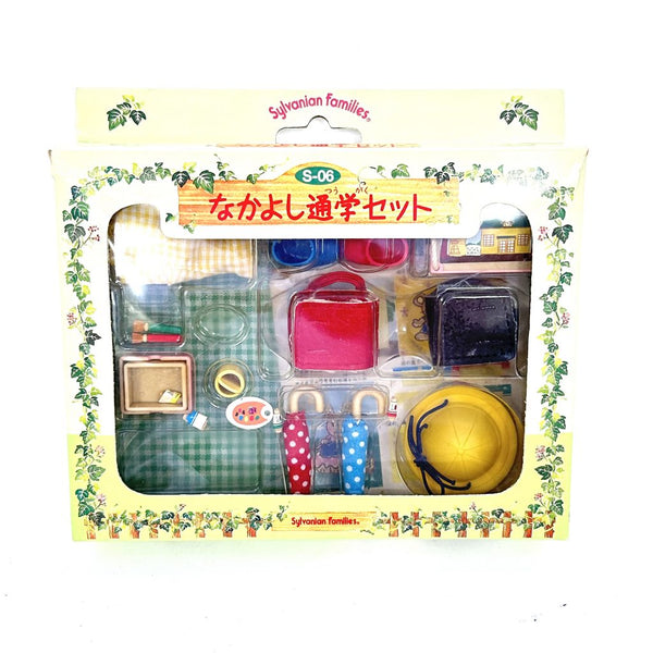 [Used] ELEMENTARY SCHOOL COMMUTING S-06 1997 Epoch Sylvanian Families