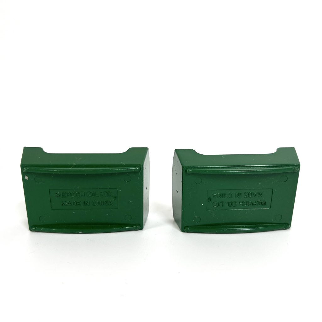 [used] Green baby rocking cradle set Sylvanian Families Calico Critters