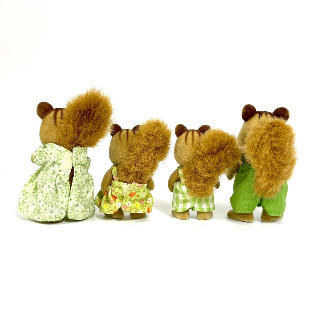 [used] Squirrel Family Sylvanian Families Calico Critters