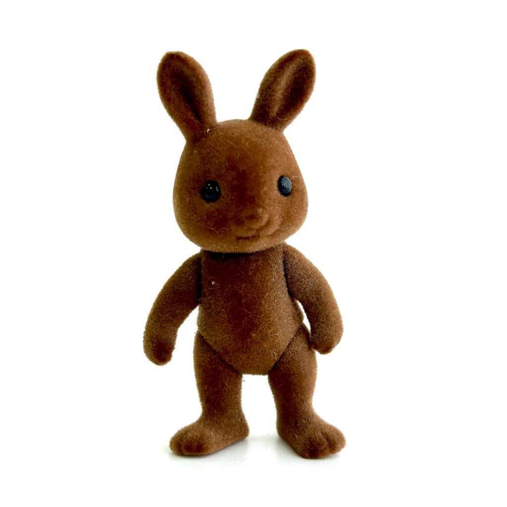 [used] Vintage Brown Rabbit Boy Sylvanian Families Calico Critters