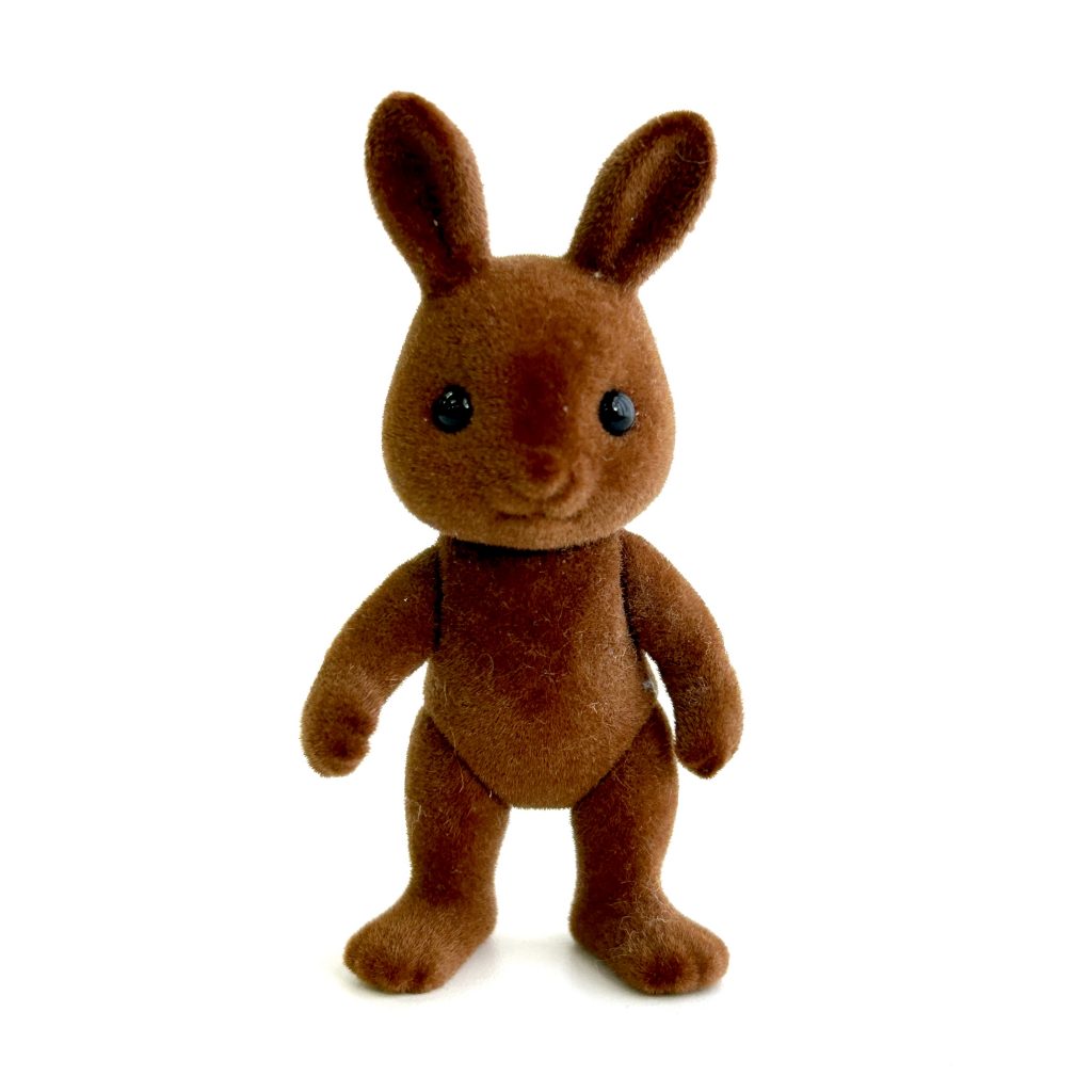 [used] Vintage Brown Rabbit Boy Sylvanian Families Calico Critters
