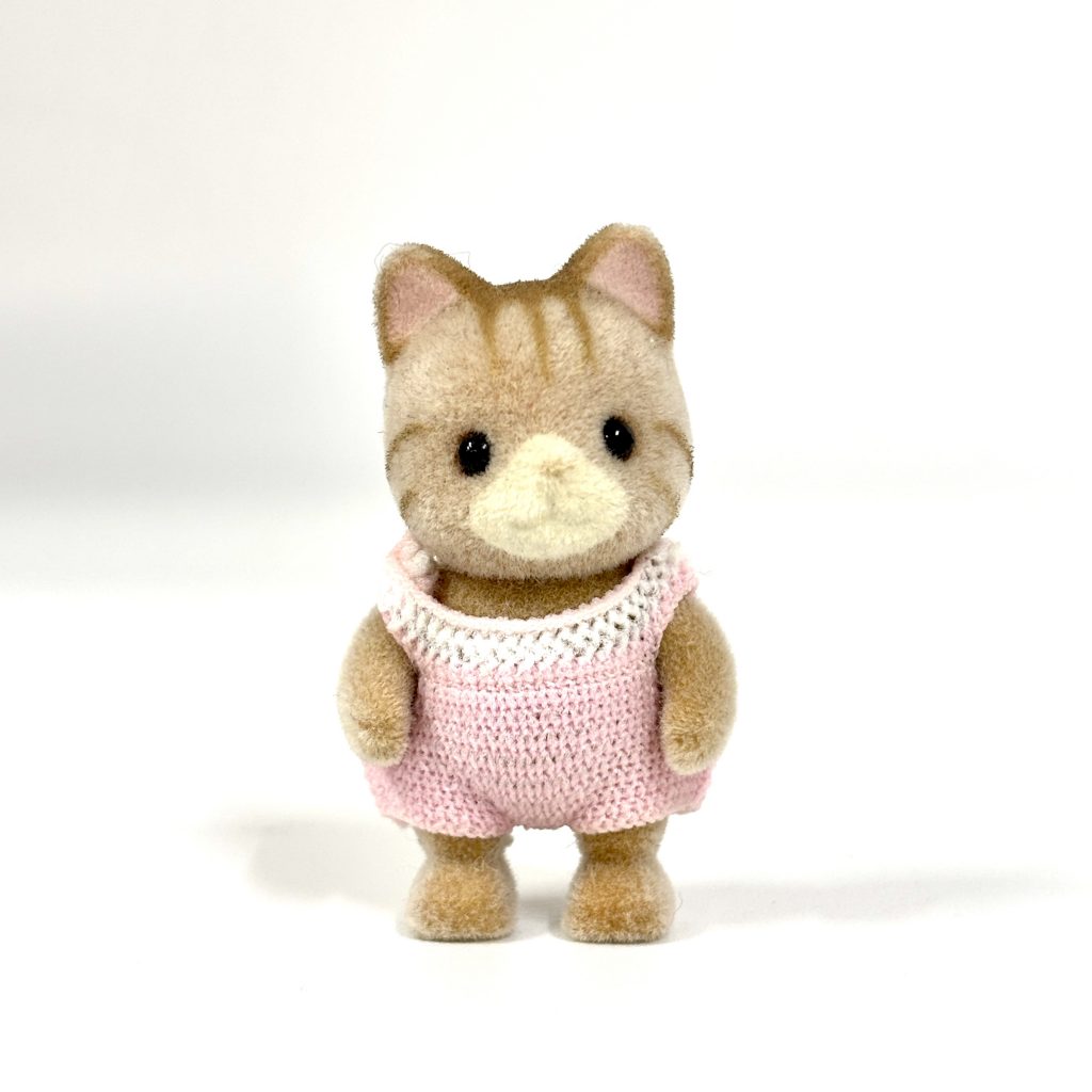 [used] Tabby Cat Baby NI-50 Sylvanian Families Calico Critters