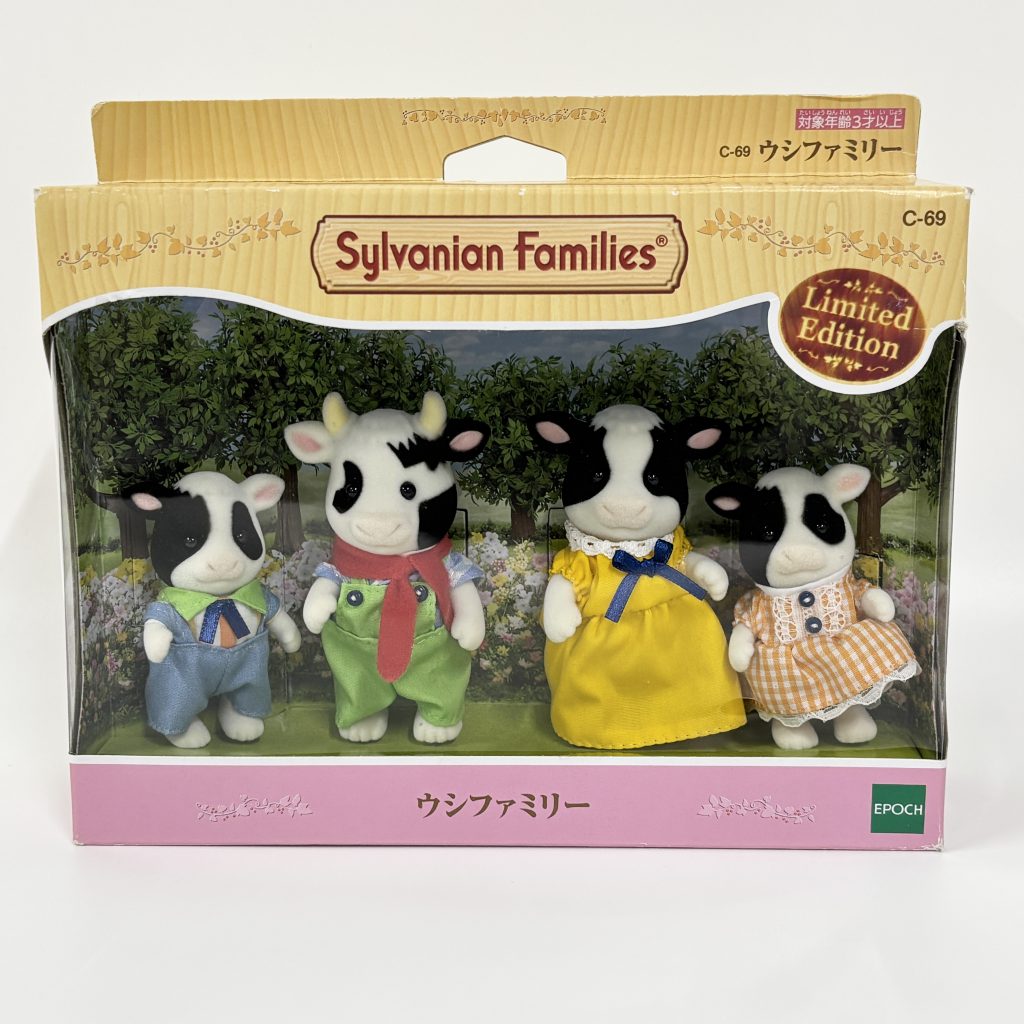 [used] Friesian Cow Family 2021 C-69 Sylvanian Families Calico Critters