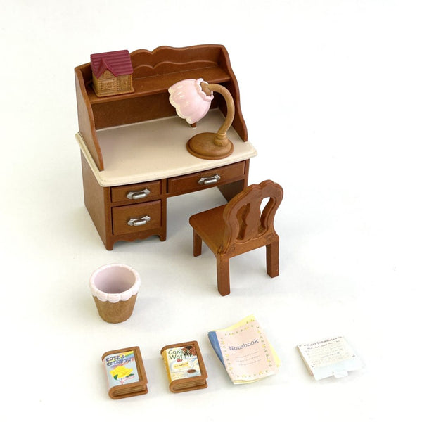 [Used] Sylvanian Families Desk Set KA-303 Calico Critters