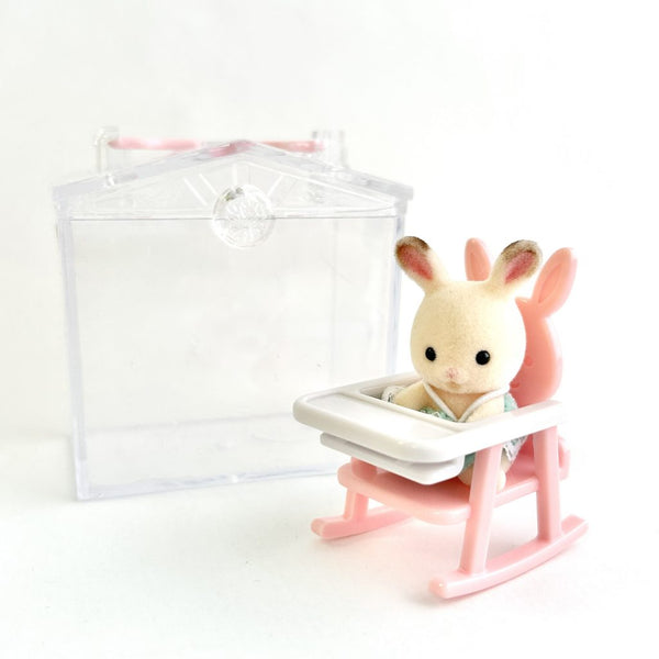 [Used] Sylvanian Families Baby Carry Case Baby Chair Chocolate Rabbit B-31 2014 Calico Critters