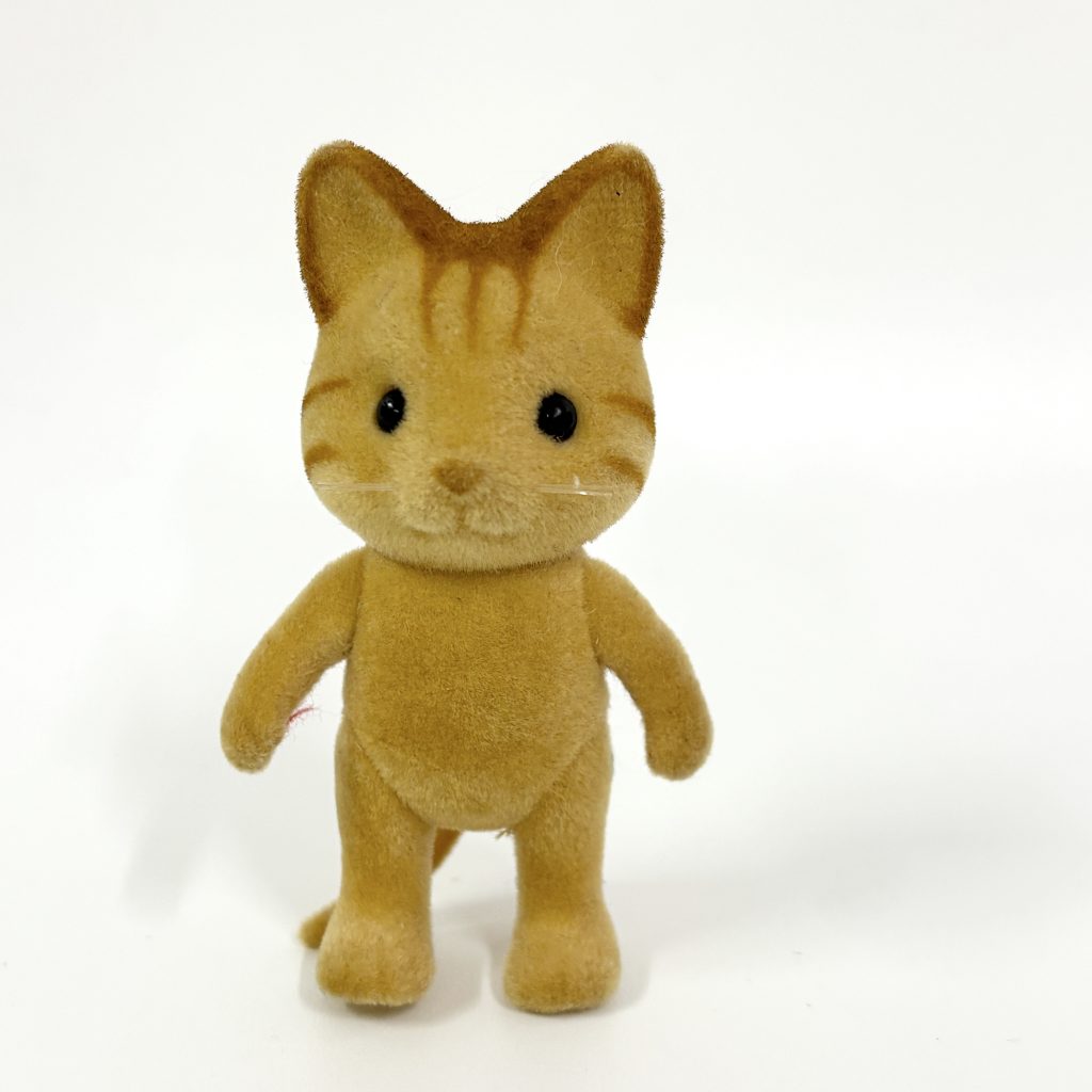 [used] Ginger Cat Boy Sylvanian Families Calico Critters