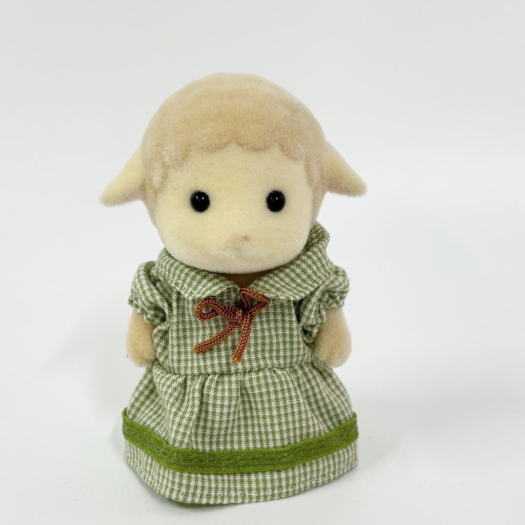 [used] Sheep Girl Sylvanian Families Calico Critters