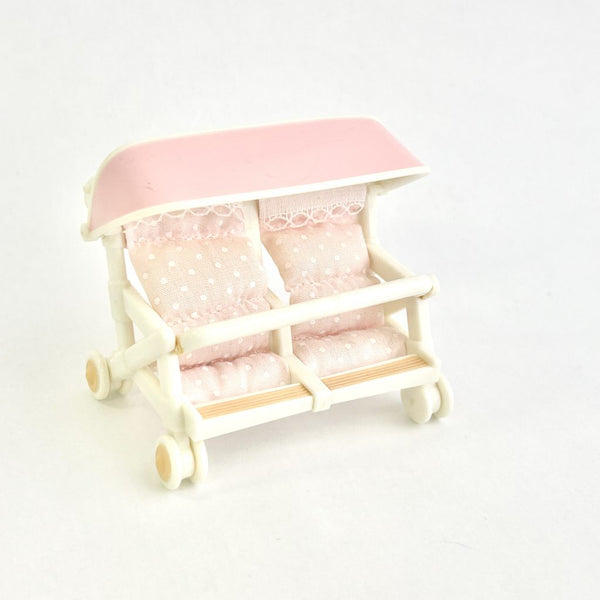 [Used] Sylvanian Families Twin Baby Stroller Calico Critters