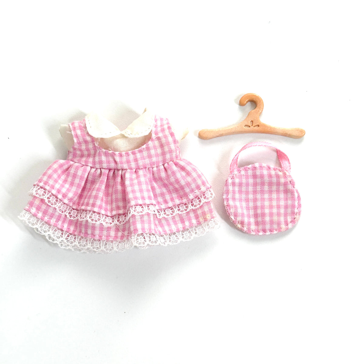 [used] Chocolate Rabbit Sister's Outfit Sylvanian Families Calico Critters