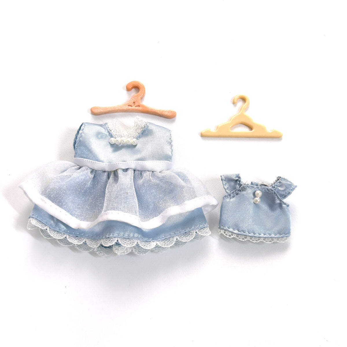 [used] Mother & Baby Outfit Set Blue Sylvanian Families Calico Critters