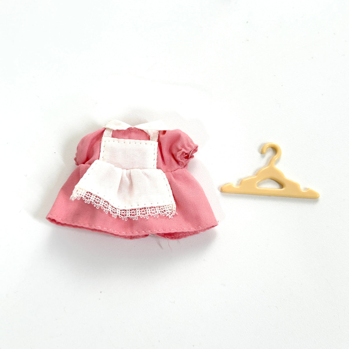 [used] Striped Cat Sister's Outfit Pink Sylvanian Families Calico Critters
