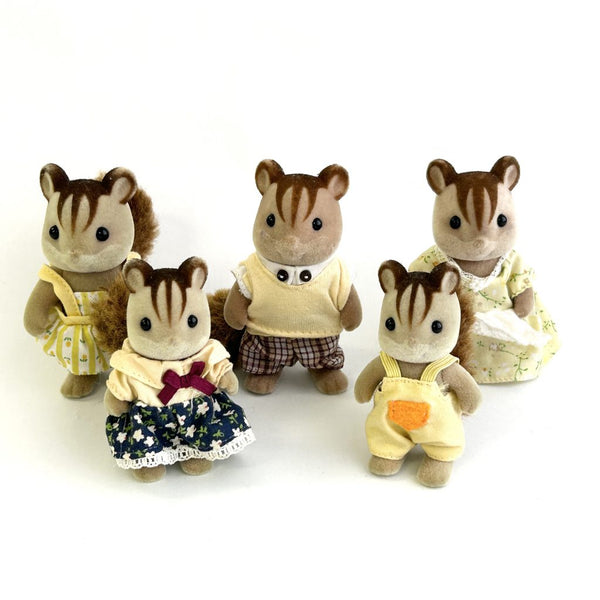 [Used] Sylvanian Families Walnut Squirrel Family Calico Critters